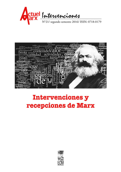 Actuel Marx N° 21: Intervenciones y recepciones de Marx.