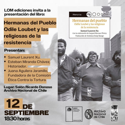 Les invitamos al lanzamiento del libro “Hermanas del pueblo. Odile Loubet y las religiosas de la resistencia”