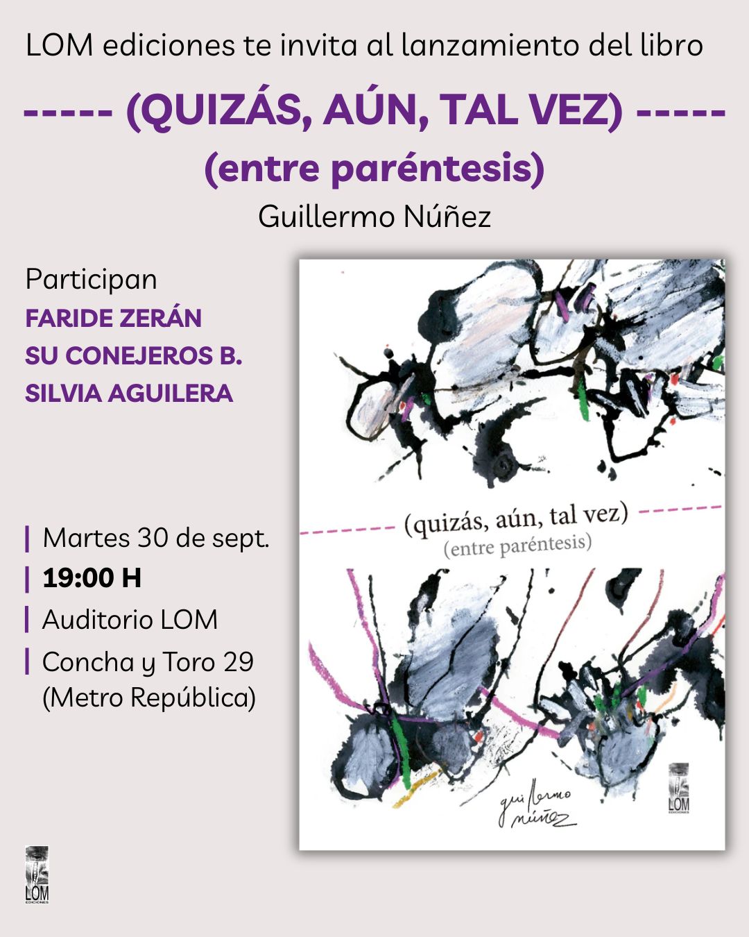 Lanzamiento del libro: 