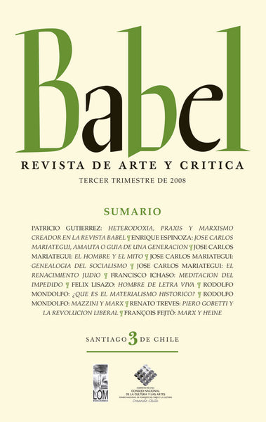 Babel N° 3. Revista de arte y crítica
