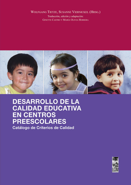 Desarrollo de la calidad educativa en centros preescolares. Catálogo de criterios de calidad