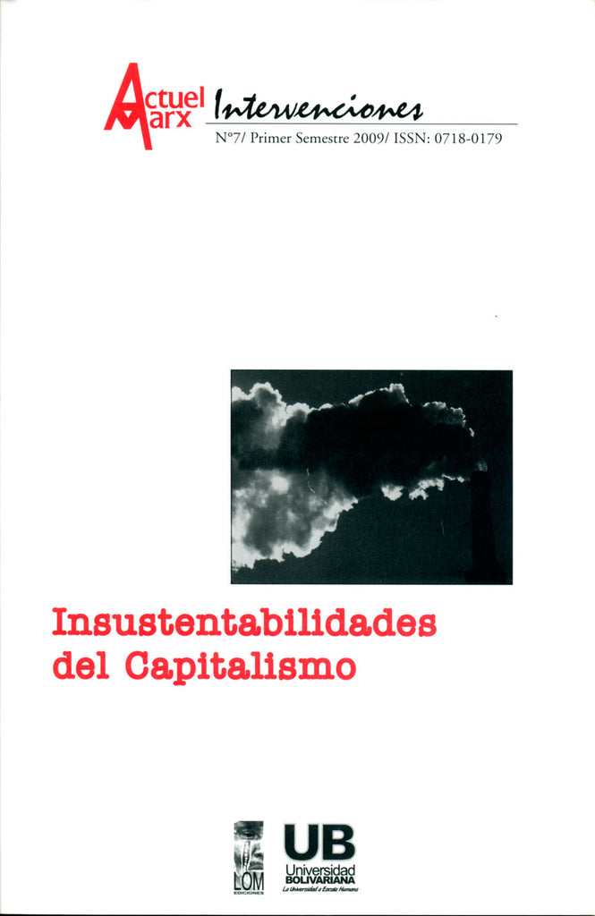 Actuel Marx Nº 7: Insustentabilidades del capitalismo.